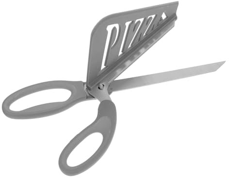 PRETYZOOM Cortador Pizza Tijeras Acero Inoxidable Plástico Mango Ergonómico Cómodo