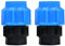 HAFRILY PP Kupplung Mdpe 32mm x 1 Zoll Innengewinde Ag für PE80 PE100 Rohren Schläuche mit 32mm Klemm Schnellkupplungsadapter für PE Rohr PN16 DVGW Trinkwasser Zertifiziert (2 Stück)