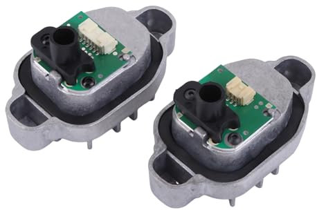 LED Headlight DRL Control Module 63117419610 7419610 for BMW 3 Series F30 F31 Headlight DRL Control Ballast Daytime Running Lights Control Modules Set (3-Pin & 6-Pin)