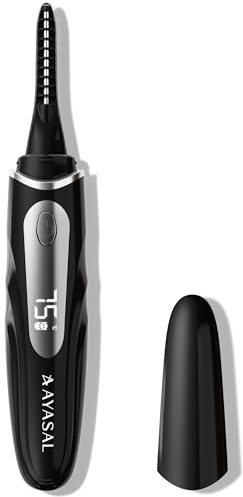 Heated Eyelash Curler for Women: Electric Eyelash Curler for Instant Glam, 10-Second Natural Curls, 24-Hrs Lasting Effect - Portable Rechargeable Heater Lash Curler for All Lash Types
