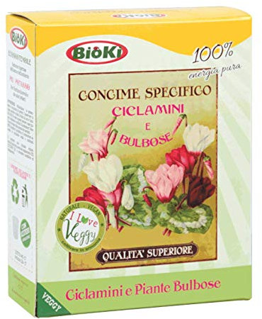 🧡 Concime completo per ciclamini e piante bulbose, astuccio da 350 g