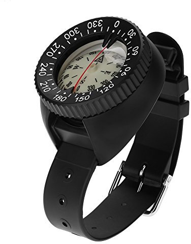 Dilwe Handgelenk Kompass, Wasserdicht Tauchkompass Scuba Tauch Kompass Outdoor f¨¹r Survival, Camping, Wandern, Bootfahren