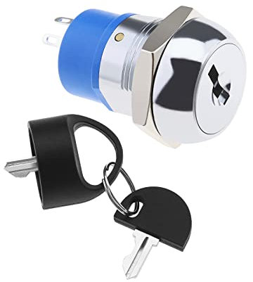 The Lord of the Tools Interruptor de arranque de encendido con 2 llaves, 3 posiciones de encendido y apagado, controles de interruptor de encendido para scooter, vehículo eléctrico, ATV, ciclomotor