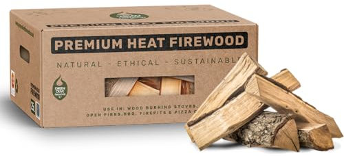 Premium Heat Firewood Kiln Dried Logs Dense Hardwoods for long burning and high heat. Ideal for wood burning stoves, open fires, firepits, pizza ovens, barbecue cooking and smoking