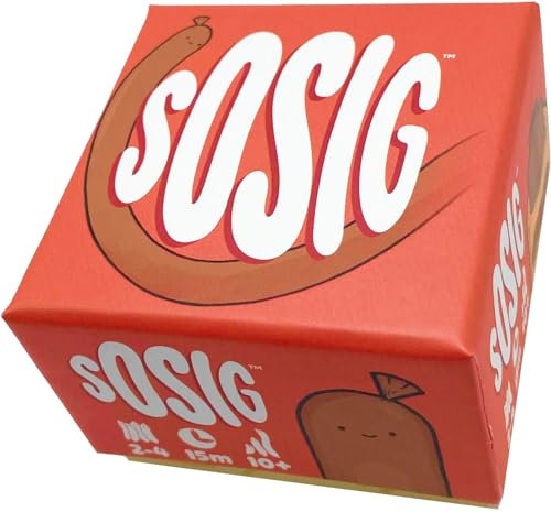 Joking Hazard Sosig Kartenspiel - 120+ familienfreundliche Karten für Kinder & Erwachsene, Bauen Sie den leckersten Sosig mit Spaß & Strategie, Mystery Meat Sabotage & Torkarten