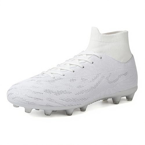 RDYLBU Fußballschuhe Herren Madame Stollenschuhe Fussballschuhe knöchelhohe Schuhe Hallenschuhe Herren Professionelle Fussballschuhe Jugendliche Trainingsschuhe Outdoor Sportschuhe Fußball Stiefel