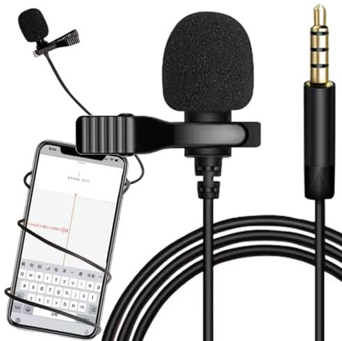 TronicXL 2 Stück Premium Ansteckmikrofon 3,5mm Klinke I Lavalier Ansteck Mikrofon für Smartphone Handy Kamera Camcorder Laptop I Interview Video Live-Streaming für YouTube Tiktok Podcast