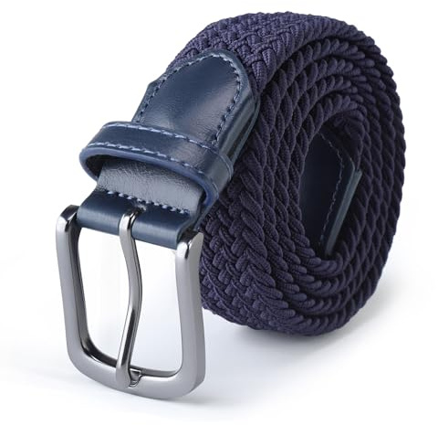 OAKLOVE Elastischer Gürtel Herren & Damen, Flechtgürtel ohne Löcher 35mm