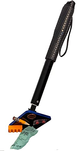 Picksy Extendable Reacher Tool – 39” No‑Bend Sticky Pad Grabber for Seniors & Mobility Support – Compact Pickup Tool for Small Items