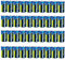 40 x Wilhelm Universal Baby Alkaline Batterien C LR14 1,5V