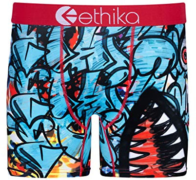 Ethika Herren-Boxershorts, BMR-Tag (TEA, Medium), BMR-Etikett, Medium