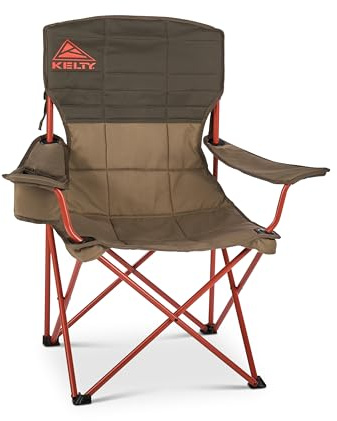Kelty Essential Camping Chair, Folding Camp Seat for Festivals, Beach Days, Tailgating (Bungee Cord)