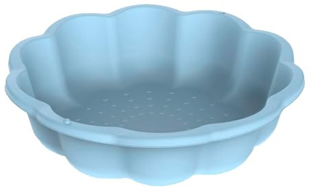 Arenero para niños, parque infantil y jardín, flor exterior, 76 cm, azul claro