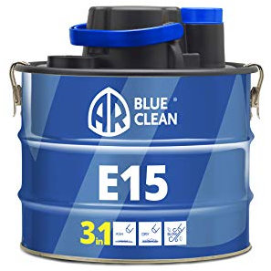 AR Blue Clean E15 Aspiracenere 3 in 1: Aspirapolveri, Aspiracenere e Funzione Soffiante