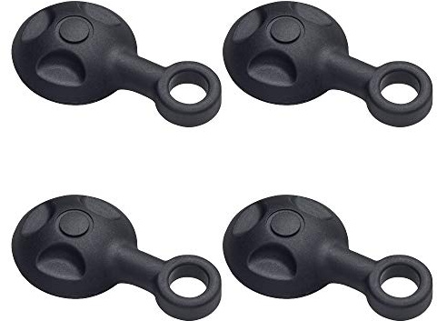 ORXPLUS Tools 4-Piece Plastic Tarp Grabbers and Clip Grommets | Heavy-Duty Plastic Clamps Secure Outdoors Camping, Farming and Garden Tarps Without Tearing.