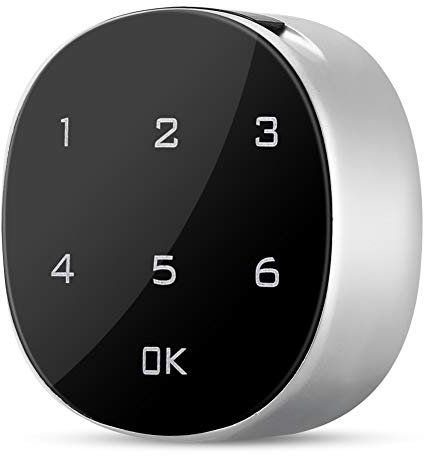 Password Coded Lock, Touch Screen Digital Electronic Keyless Keypad Cabinet Lock for Jewelry Box Mailbox School Locker Medicine Cabinet Cupboard