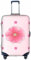 Luggage Cover Washable Sunflower Seeds And Cats Suitcase Cover Protector Anti-Scratch Suitcase Cover Fits 18-32 Inch Travel Suitcase S, Blooming Carnations, S, Art Deco