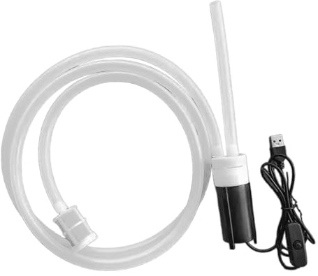 Electric Wine Pump Self-priming Suction Pump Transfer Pump Syphon Pump Tube Hose Beer Siphon with Household, 1.5meter Set