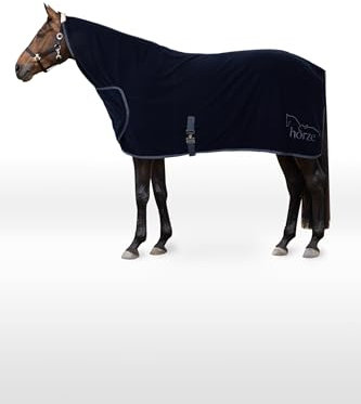 HORZE Eternal Gaze High Neck Fleece Cooler - Polar Blue - 78 in