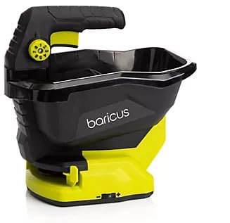 Baricus 18V Akku Universal-Streugerät 3,3 l – 6-stufig regelbar – für Saatgut, Dünger, Streusalz, Unkrautmittel – bis 5 m Streuweite - B-Ware (Ohne: 18V 2.0Ah akku & Ladegerät)