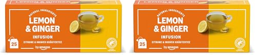 by Amazon Lemon and Ginger Infusion Pack of 50