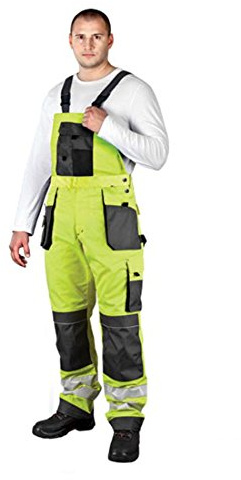 Leber&Hollman LH-FMNX-B_YSB62 - Peto protector (talla 62), color amarillo, gris y negro