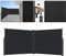 LARS360 Seitenmarkise Ausziehbar Sichtschutz Windschutz, Seitenwandmarkise Markisenstoff für Balkon und Terrasse, Seitenmarkise Balkon mit Bodenmontage, (200x600cm, Anthrazit)