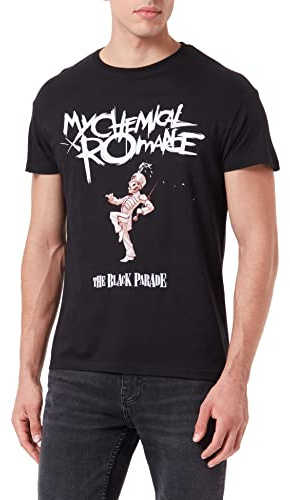 My Chemical Romance T Shirt The Black Parade Cover Band Logo Official Men's Black