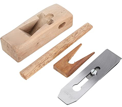 Mini carpintería manual Recorte de madera con bordes Cepillo de mano Carpintero Artesanía en madera, 183 mm Cepillo de madera de bricolaje corto para artesanía en madera Recorte de superficies Suaviza