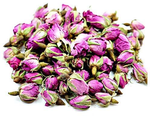 Titanbird 100g Boutons de Roses - Pétales de Roses de l'Altas - Arôme & Goût Intense - Sachet avec Zip - 100% Naturel, Pur et Sans Additifs | Qualité Supérieure