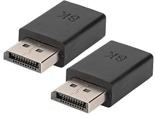 Adaptador DP 1.4 Macho a MIni DP 1.4 Hembra de 2 Piezas, Convertidor de Cable Displayport Liviano Portátil Pequeño de Alta Resolución 8K 2 Modos para Computadora Portátil, Monitor, Proyector