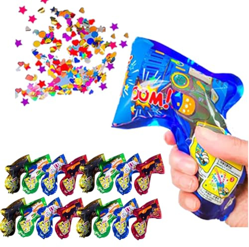 Party Poppers, 20 cannoni per coriandoli, giocattolo per fuochi d'artificio, spara coriandoli di Natale, principalmente per matrimoni, Capodanno, anniversari, San Valentino, carnevale, feste di
