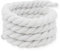 NJCXOLA Cordones Zapatillas Gruesos Para Air Force 1, cordones gordos, Cordones Redondos de 7 mm, para zapatos de bricolaje (150 cm) (blanco)