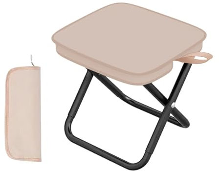 Generisch Klapphocker, tragbarer Campinghocker | Tragbarer Angelstuhl | Stabiler Klapphocker für Outdoor-Camping, Wandern, Jagen, Wandern, Reisen, tragbarer Campinghocker