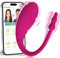 Vibratoreper Donna Professionale con APP, Vibratore Sex Toys, Wireless Ov𝚎tto-V𝚒brante Dildo Vibratore Clitoride Donna Punto G,Vibratoreper Uomo Anale Vibratori per Coppia 10 modi, ricarica di USB