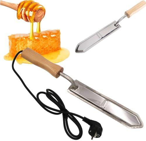Elektrische Honigschleuder, Elektrisches Honigschleudermesser Aus Edelstahl, Elektrisches Imkermesser, Tragbares Hand-Honigheizmesser For Imkerwerkzeuge