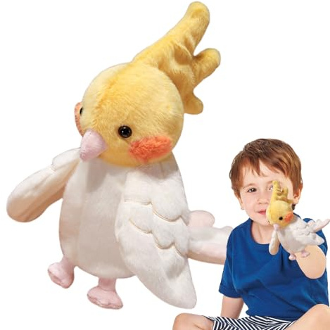 Burattino a mano in peluche – giocattolo per racconti animali in peluche, pupazzo di gioco di ruolo d' realistico, giocattolo interattivo educativo, accessorio di apprendimento per
