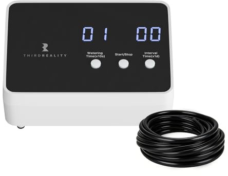 THIRDREALITY Intelligent Zigbee Pro bevattningssats för krukväxter, bevattningssystem för inomhusväxter, hubb krävs, kompatibel med Echo-enheter med integrerad Zigbee Hub
