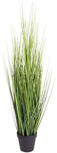 Nova-Nature künstliches Grasarrangement King Festuca im schwarzen Kunststofftopf (ca. 86 cm)