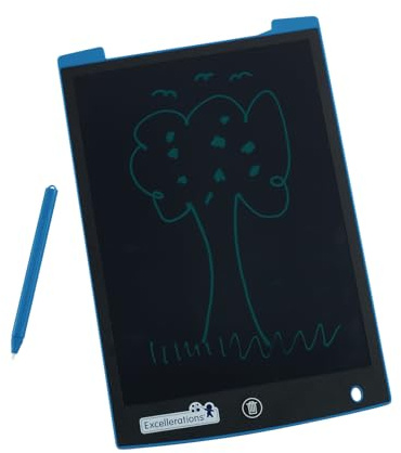 Electronic Reusable 11-inch LCD Drawing Board, LCD Drawing Board for Kids, Excellerations Writing Tablet Learning Board Educational Toys for 3 4 5 6 7 Year Old Girls Boys, Doodle Board Drawing Pad