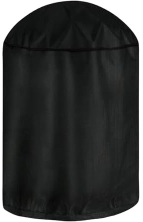 MagiDeal Housse de Barbecue Ronde avec Cordon de Serrage pour Barbecue d'extérieur, Housse de Protection pour Baril, pour Toutes Les Saisons