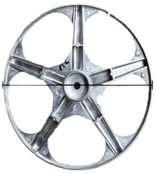 Compatible con lavadora Samsung, polea del motor DC66-00937A