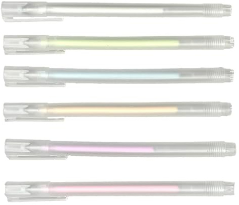 Stylos à colle à rouleau à séchage rapide, distributeur de stylos à colle | Stylo à à bille de précision à contrôle facile - Stylo à à bille 6x pour scrapbooking, papeterie faite à la main