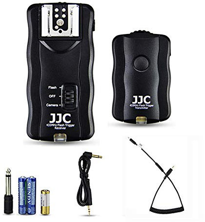 JJC Disparador de Flash Remoto inalámbrico para Fuji Fujifilm X-T4 X-T3 X-T2 X-T30 II X-T30 X100V X-H1 X-Pro2 GFX 100S GFX 100 GFX 50R GFX 50S Reemplazar Fujifilm RR-100 (1 Receptor)
