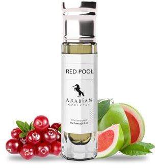 Arabian Opulence FR243 RED POOL Roll-on Perfume Oil | Concentrated Fragrance Body Oil | Long Lasting Oil Based Perfume for Men | Travel Size Alcohol-Free Soft Perfume Oil Bottle (6ml)