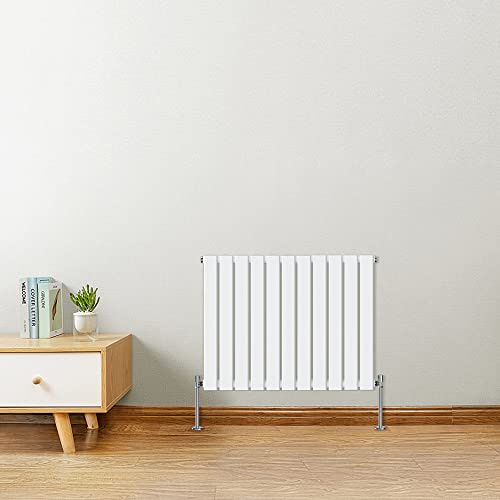 Warmehaus 600 x 750mm Horizontal Flat Panel Single Column Radiator White