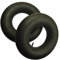 Lot de 2 chambres à air pour tondeuse autoportée 15 x 6.00-6 avec valve droite compatible avec diverses tondeuses autoportées et tracteur de pelouse