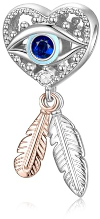 LANBEIDE Evil Eye Charms für Pandora Charms, 925 Sterling Silber Beads Reise Beads für Pandora Armband Geschenke für Frauen