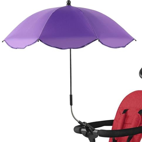 Cochecito Sombrilla | Sombrilla De Protección Solar Buggies Sombrilla De Silla De Playa Ajustable Universal, Protección UV, Sombrilla Para Silla De Terraza, Silla De Playa