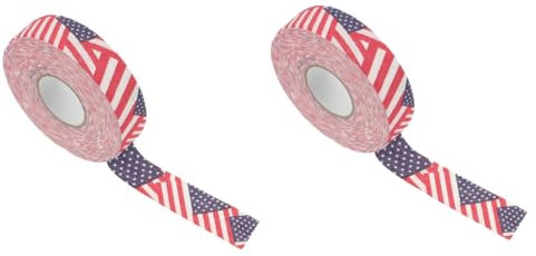 BESPORTBLE 2 Rollen Hockeyband Wasserdicht Unterlage bräunen Puck-Hockey Rockband Netz Eishockey Tape Sport Tape rutschfeste Hülle für Hockeyschläger Verpackung für Hockeyschläger Baumwolle